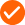 Orange checkmark icon on white background, representing dental approval or verified treatment success.